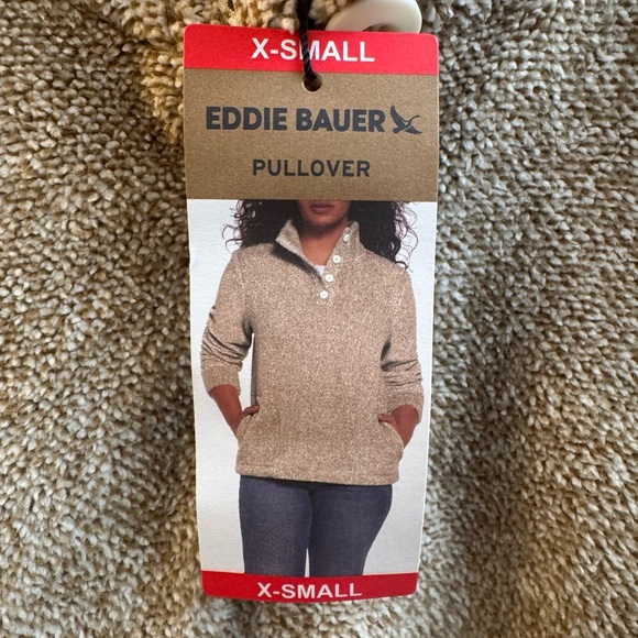 Eddie Bauer Tan Pullover Sweater - Picture 3 of 6